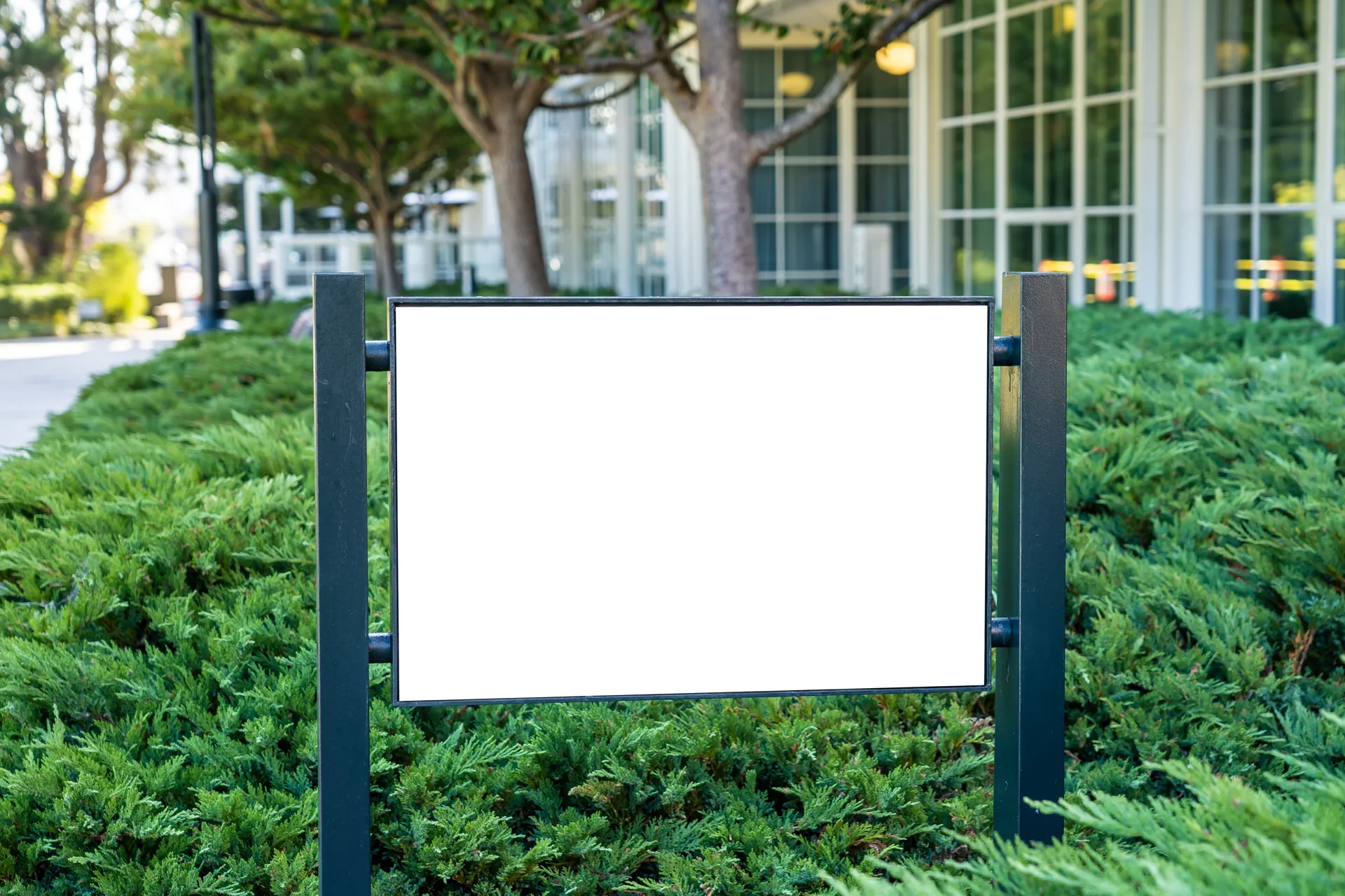 post and panel sign frame